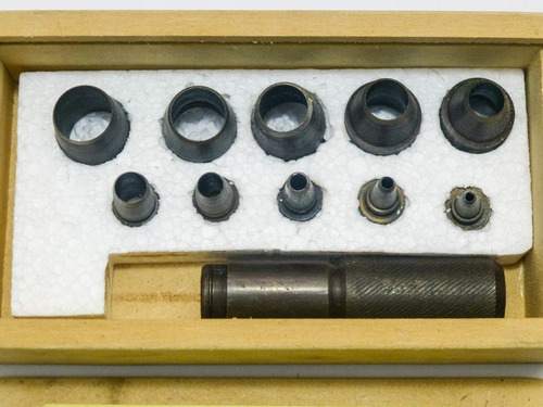 Juego De Sacabocados N°1. Incluye 11 Piezas. De 3 A 20mm.