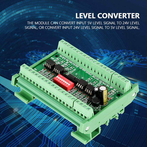 Traductor Nivel 5 V 24 Modulo Conversion Npn Pnp Placa 10