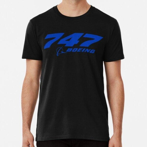 Remera Logotipo De Boeing 747 Algodon Premium