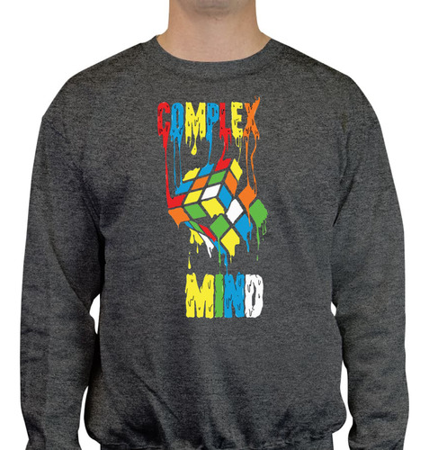 Sudadera Diseño Cubo Rubik Complex Mind