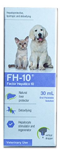 Petmedica Fh 10 Factor Hepatico Perro Y Gato Trihepat 100 Ml