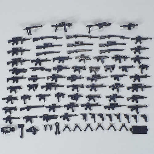 Call Of Duty Mega Construx Atlas Lote Armas Rifle Metralleta 200 (Usado)