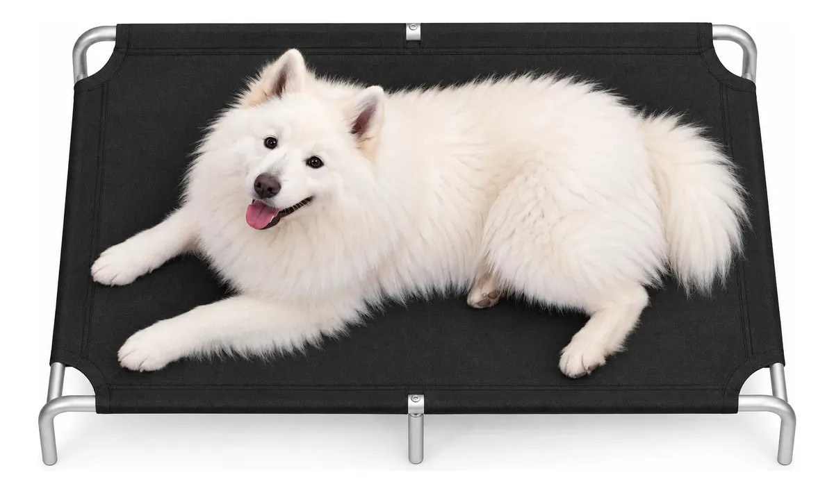 Cama Pet Cama Cachorro GG Caminha Pet Grande Suspensa Elevada Resistente 105x70cm Dogets