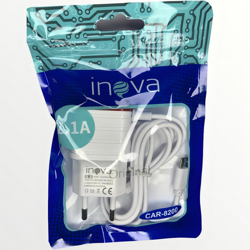 Carregador Rápido 2.1a Inova V8 Android Turbo Micro Usb