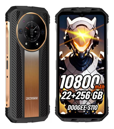 Doogee S110 Smartphone 22gb Ram 256gb Rom Dual Sim Tri-anti Android 13.0 Teléfono 10800 Mah Estreno Mundial