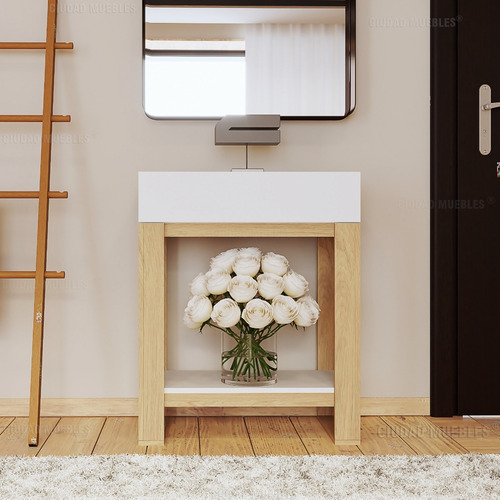 Imagen 5 de 8 de Mueble Recibidor De Melamina. Tocador. Linea Bobardi