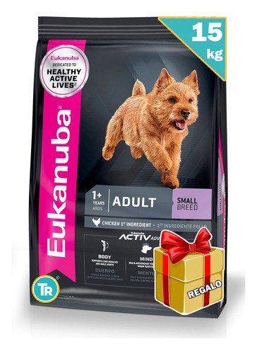 Eukanuba Adulto Perro Pequeño 15 Kg + Dentastix + Envío