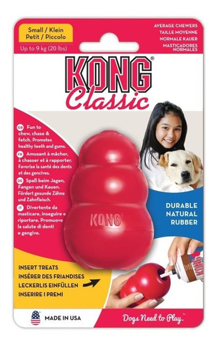 Imagen 3 de 10 de Kong Classic Small Juguete Perros