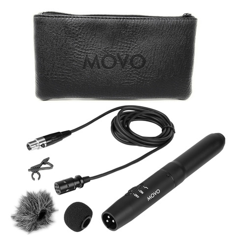 Movo Lv11c Xlr Lavalier Micrófono De Condensador Cardioide Y