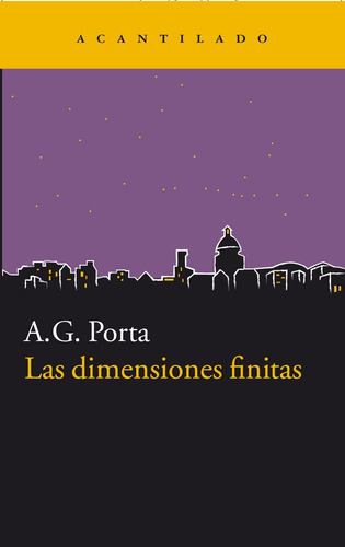 Las Dimensiones Finitas, De García Porta, Antoni. Editorial Acantilado En Español, 2015