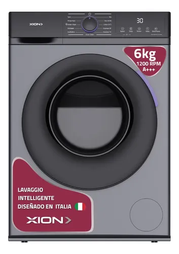 Lavarropas Xion 6kg Inverter Eficiencia A+++ Xi-lav66x Color Gris