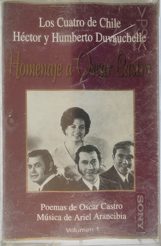 Cassette De Los Cuatro De Chilehomenaje A Oscar Castro(2617 