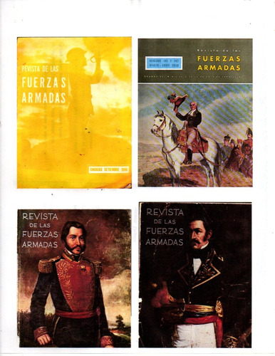 Revistas De Las Fuerzas Armadas Años 50 Antiguas Seis Tomos
