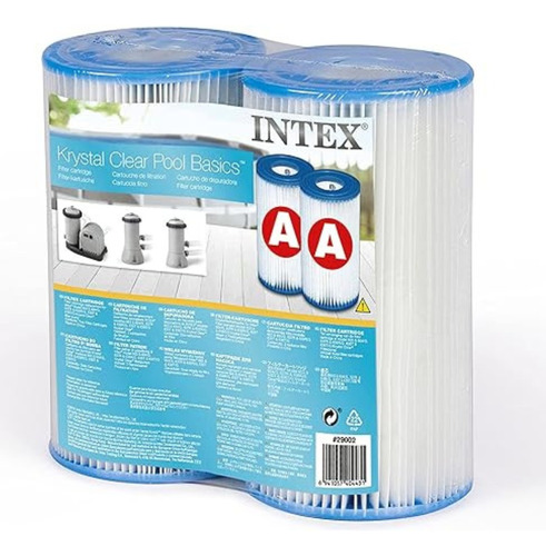 Pack 2 Cartuchos Filtro Intex Tipo A