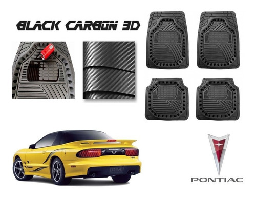 Tapetes Premium Black Carbon 3d Pontiac Trans Am 1995 A 2002