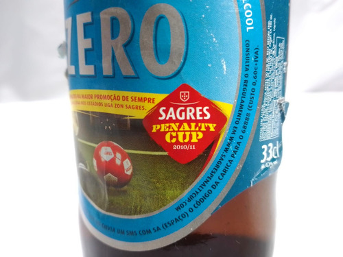 Botella Cerveza De Colección Sagres Zero Edición Especial (Usado)