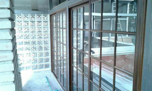 Ventanas De Aluminio Coloniales 1.20 X 1.0 Simil Madera