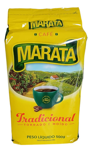 Café Maratá Tradicional Moído e Torrado Envelope 500gr