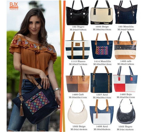 Imagen 8 de 10 de Paquete 5 Bolsas Dama #1 Bolsos Moda Y Mayoreo+envío+regalo