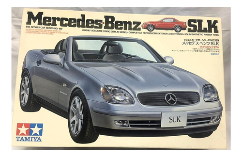 Modelo Para Armar Maqueta Escala 1/24 Del Mercedes Benz Slk