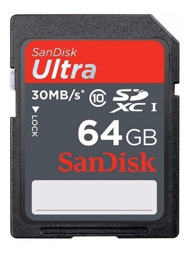 Sandisk Ultra Sdhc Sdxc Uhs-i 64gb 30mb S Tarjeta De Memoria