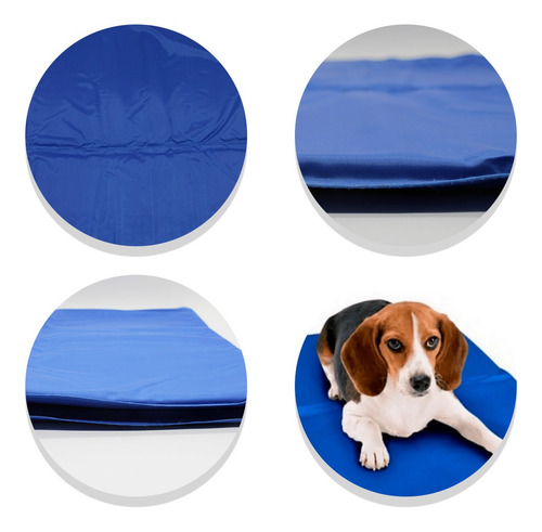 Imagem 6 de 7 de Colchonete Pet Tapete Gelado 65cmx50cm Caminha De Cachorros