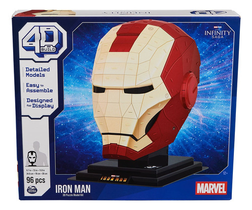 Marvel Iron Man Mascara Puzzle 4d Int 29951 Spin Master