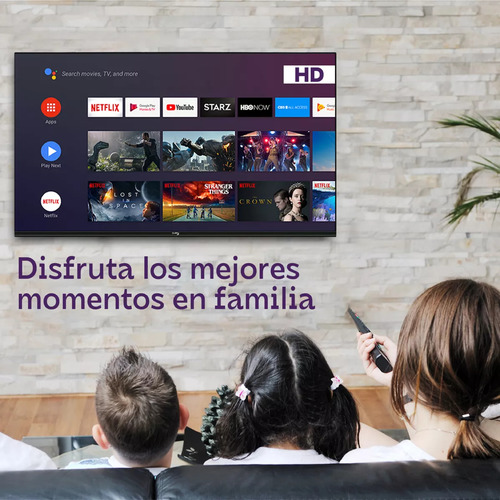 Smart TV pantalla 32 pulgadas Cuory Android TV DLED HD Bluetooth Dolby Audio - Excelente (Reacondicionado)