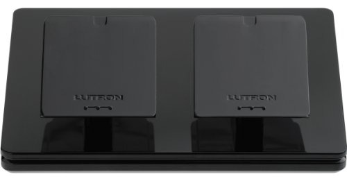 Pedestal Doble Lutron Caseta Pico L-ped2-bl, Negro