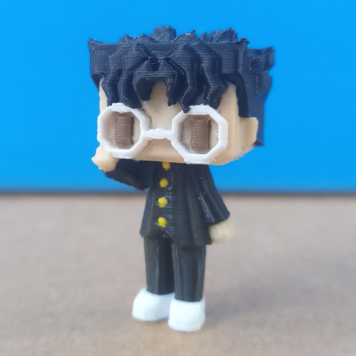 Okarun Dandadan Figura Impresión 3d Pla Pixelados_