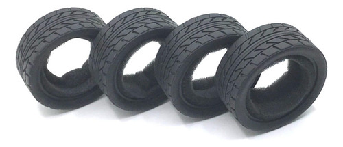 Juego De Neumáticos De Goma Rc Buggy Diy Escala 1/18 Para