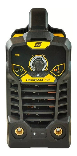 Imagem 2 de 3 de Máquina de solda inverter ESAB HandyArc 162i amarela 50Hz/60Hz 220V