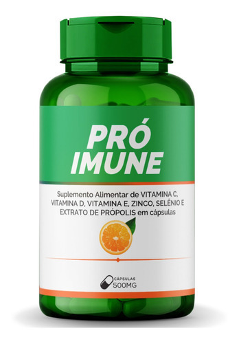 Vitamina A D E - Pró Imune - 60 Cápsulas Biovittas Sabor Sem Sabor