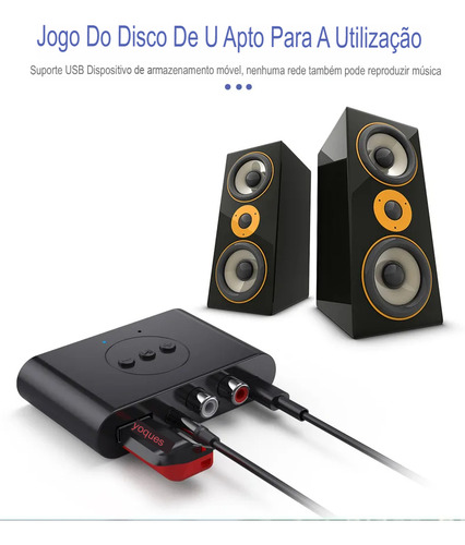 Receptor De Áudio Spdif Nfc Usb Fm Bluetooth 5.0