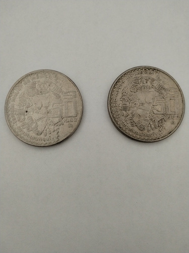 Moneda De 50 Pesos En Honor A La Diosa De La Luna Mexica