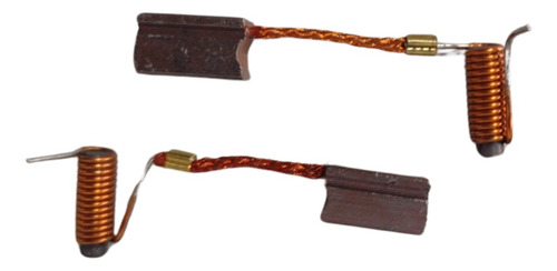 Escovas De Carvão Nacional 17mm X 9,5mm - Kit Com 2 Unidades