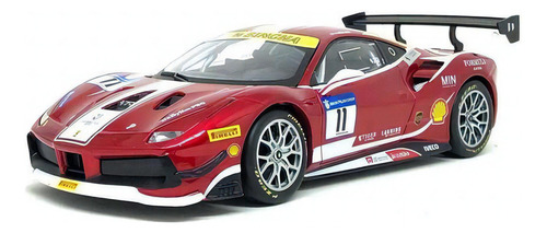 Miniatura Carro Ferrari 488 Challenge #11 2017 1:24 Burago