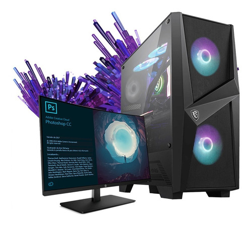 Pc Gamer I5 9400 16gb 240gb 1tb Gtx 1650 Monitor 24 Cuotas!!
