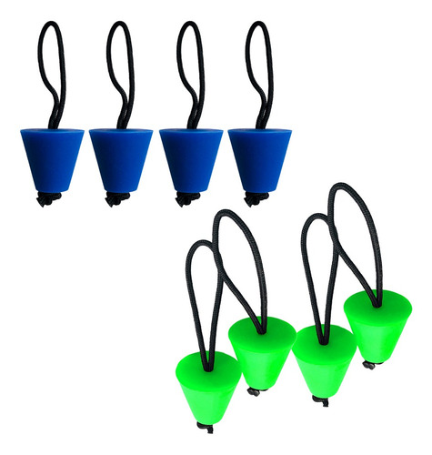 Imagen 1 de 6 de 8 Pcs Tapones De Caucho Para Barcos Hinchables De Yate Kayak