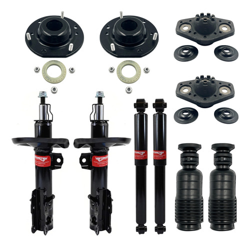 Kit De 4 Amortiguadores Con Bases Para Malibu 3.5l 2004 2005