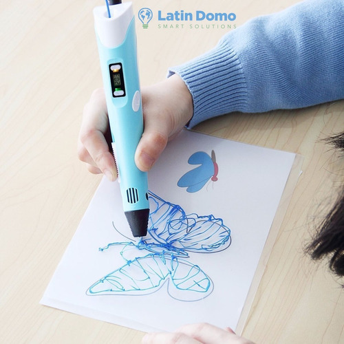 Lápiz Lapicera De Impresión 3d Con Lcd Filamentos Base