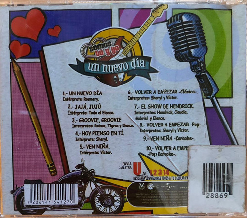 Cd - Variado / Somos Tu Y Yo, Un Nuevo Día. Album (2009) (Usado)