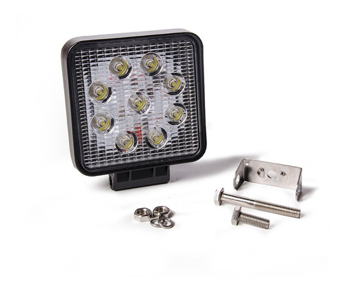Faro Led Auxiliar 9 Led 27w 12 24v Off Road Agro Camion