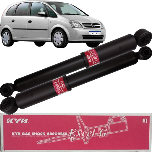 Par De Amortecedor Traseiro Kyb Meriva Zafira 2002 Até 2012