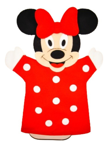 Fantoche Minnie Em Feltro