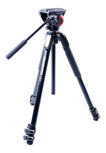 Tripé Manfrotto Mt055xpro3 Cabeça Hidráulica Mvh500ah Vídeo