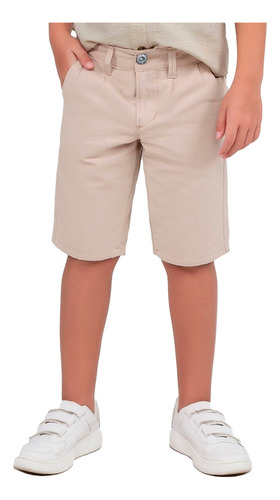 Bermuda Infantil Menino Sarja Short Jeans Juvenil 1-16 Anos