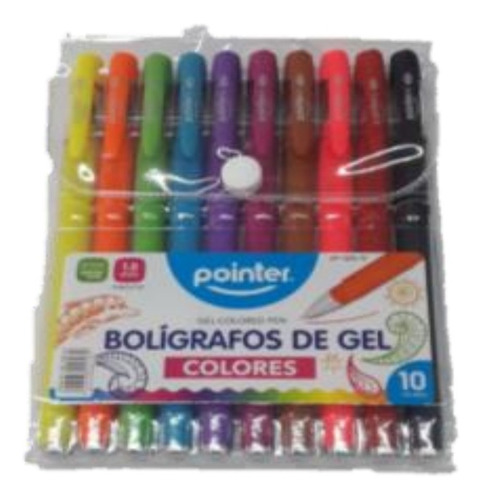 Boligrafo De Gel De Colores 10pzs Al Mayor Y Detal