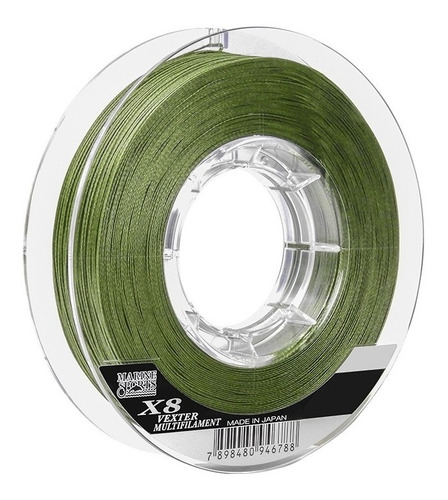 Imagem 2 de 3 de Linha Ms Multifilamento Vexter X8 0.19mm 20lb 300m