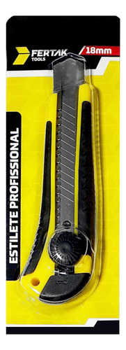 Kit 10 Estilete Profissional Lâmina 18mm Com Trava Atacado